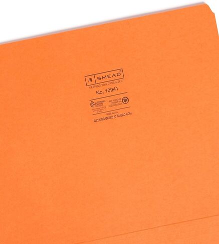 Smead File Folder, Straight-Cut Tab, Letter Size, Blue, 100 per Box (10935) in Kuwait