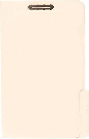 50 Legal Size 1/3 Cut Fastener File Folders - Reinforced Top Tab - Durable 2 Prongs Designed to Organize Standard Legal and Medical Files, Law Office Reports - Legal Size, Manila, 50 Pack in Saudi Arabia