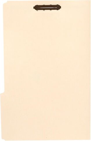 50 Legal Size 1/3 Cut Fastener File Folders - Reinforced Top Tab - Durable 2 Prongs Designed to Organize Standard Legal and Medical Files, Law Office Reports - Legal Size, Manila, 50 Pack in Saudi Arabia