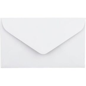 JAM PAPER 3Drug Mini Envelopes - 2 3/16 x 3 5/8 - White - 100/Pack