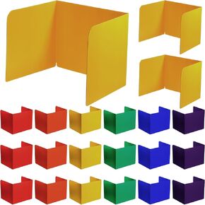 تيلينغ فواصل مكتب للخصوصية للطلاب، فواصل بلاستيكية للدراسة، فواصل خصوصية سهلة التنظيف، تحافظ على اعينهم في اختباراتهم الخاصة، مجلدات الفصول الدراسية ومستلزمات المعلمين، 36 قطعة in Kuwait
