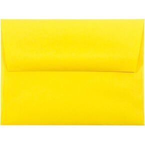 JAM PAPER #10 مظاريف ملونة للأعمال - 4 1/8 × 9 1/2 - أصفر معاد تدويره - 50/عبوة in Kuwait