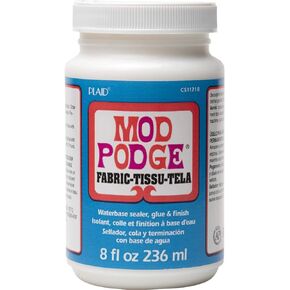 Mod Podge ثمانية أقمشة، 8 أونصة، شفافة، 8 أونصة سائلة و10615 مجموعة فرش بمقبض قصير مكونة من 3 قطع in Kuwait