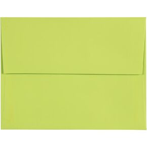 JAM PAPER #10 مظاريف ملونة للأعمال - 4 1/8 × 9 1/2 - أخضر ليموني فائق - 50/عبوة in Kuwait