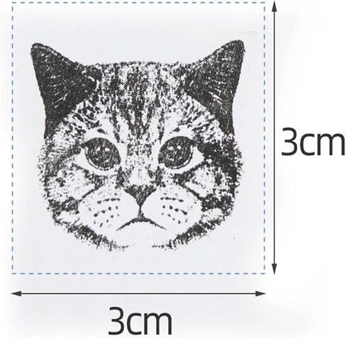 ختم صورة مخصص للحيوانات الأليفة، مخصص للقطط والكلاب والببغاء وما إلى ذلك. ختم حيواني شخصي، صورة مخصصة للحيوانات الأليفة، ختم وجه مخصص للحيوانات الأليفة، ختم حبر للحيوانات الأليفة، فكرة هدية (B01-أحمر، 3 × 3 سم) in Kuwait