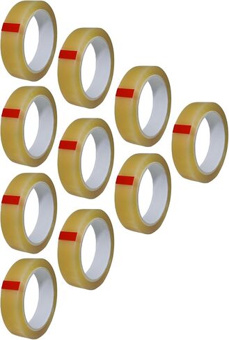 GGR Supplies T.R.U. Cello Eco-Friendly Biodegradable Cellophane Clear Stationery/Light Duty Packaging Cellulose Sealing Tape: 1/2 in. (W) x 72 yds. (L) - 3 in. core (Pack of 3) in Saudi Arabia