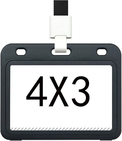 Card Protector,4 X 3 inches Waterproof Plastic Card Holder Keeps Your Name Tag, Key Card, Driver’s License, or Badgecard Protector .3PCS in Saudi Arabia