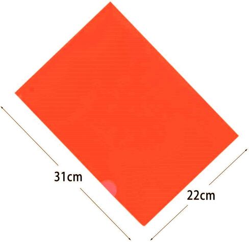 L-Type Plastic Folder Safe Project Pockets Transparent Clear Document Folder 12pcs for A4 paperPlastic Paper Jacket Sleeves in Assorted Project Folders(Blue) in Kuwait