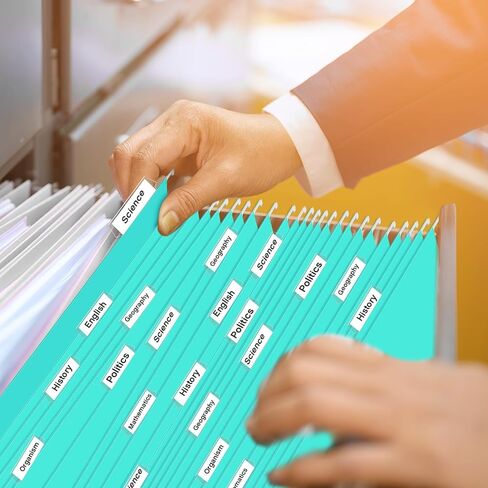 استيون 75 قطعة من مجلدات الملفات المعلقة مع علامة تبويب بحجم الحروف المعلقة، منظم ملفات لخزانة المكتب ومستلزمات تخزين المستندات المدرسية (اخضر) in Saudi Arabia