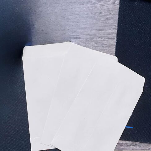Small Envelopes, Cash Coin Money Envelopes 100 Pack Mini Seed Packet Tip White Envelope for Packing Small Parts Coins Notes Beads (2.4 x 3.9 inches) in Saudi Arabia