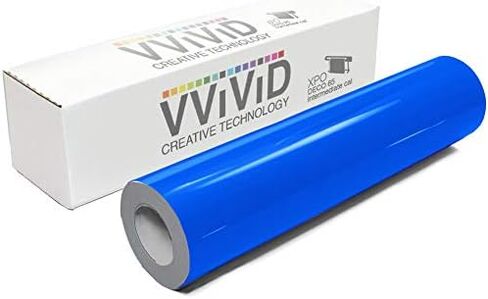 VViViD DECO65 Neon Fluorescent Glow in The Dark Hot Pink 12" x 4ft with 12"x 12" Transfer Paper Sheet in Saudi Arabia