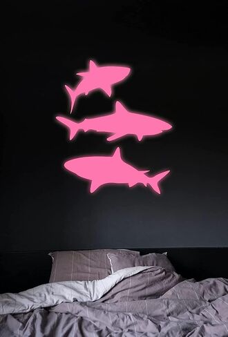 VViViD DECO65 Neon Fluorescent Glow in The Dark Hot Pink 12" x 4ft with 12"x 12" Transfer Paper Sheet in Saudi Arabia