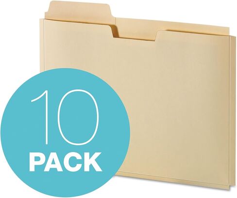 Pendaflex Fp153l10 Expanding File Folder Pocket, Letter, 11 Point Manila, 10/Pack in Kuwait
