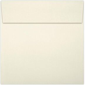 LUXPaper 7 x 7 Square Envelopes in 70 lb. Natural for 6 3/4" x 6 3/4" Cards, Mailing Wedding Invitations, Business Event Invites, and Thank You Notes, 50 Pack (Off-White) in Kuwait