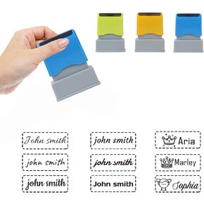 Personalized Name Stamp Letter Teacher Leader Signature Child Cloths Contract Selfing-Inking Stamp Business Stamps in Kuwait
