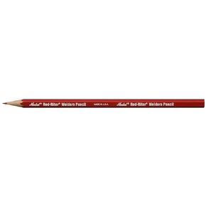 Markal 96100 Red-Riter Welders Pencil for Torch-Resistant Marks During Metal Layout and Fabrication, Red (Pack of 12) Made in USA in Saudi Arabia