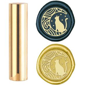CRASPIRE Book Lady Wax Seal Stamp Figure Copper Oval 20×30mm Vintage Sealing Stamp Detachable Brass Head with Envelope Wooden Handle Letter Invitation Card Wedding Gift Package Holiday