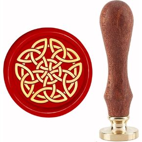 CRASPIRE Book Lady Wax Seal Stamp Figure Copper Oval 20×30mm Vintage Sealing Stamp Detachable Brass Head with Envelope Wooden Handle Letter Invitation Card Wedding Gift Package Holiday