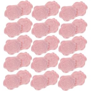 SEWACC 50pcs Sealing Wax Wax Label Sticker Labels Wedding Invitations Sticker Wax Seal Stamp Stickers Lacquer Wax Sealing Sticker Self-Adhesive Stamp Seal Self-Adhesive Seal Wedding Cards in Saudi Arabia