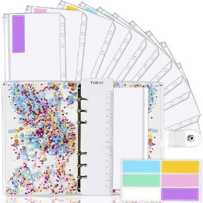 Sea Shell Money Organizer for Cash Budget Wallet, Cash Budget Binder with Cash Envelopes for Budgeting, Cash Binder and Envelopes for Budgeting, Money Organizer and Budget Binder Envelopes