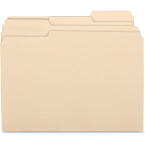 بيزنس سورس 17525 مجلد ملفات، 11 قرش، 1/3 قطع، تاب، ليتر، 100/BX، مانيلا in Kuwait