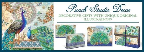 Punch Studio Decorative Royal Peacock Letter Size File Folders, Blue/Multicolor, 10 Count, by Luvial Designs in Saudi Arabia