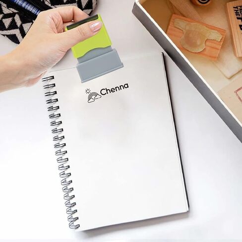 Personalized Name Stamp Letter Teacher Leader Signature Child Cloths Contract Selfing-Inking Stamp Business Stamps in Saudi Arabia