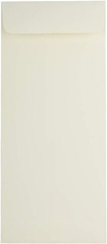 مغلفات JAM PAPER #11 Policy Business Strathmore - 4 1/2 x 10 3/8 - نسيج أبيض طبيعي - 50/عبوة in Saudi Arabia