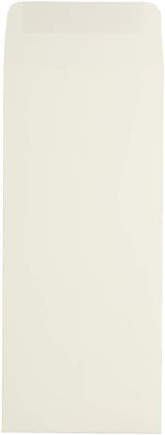 مغلفات JAM PAPER #11 Policy Business Strathmore - 4 1/2 x 10 3/8 - نسيج أبيض طبيعي - 50/عبوة in Saudi Arabia