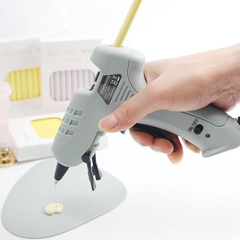 Sealing Wax Sticks Gun Hot Melting Glue Gun for Mini Size Wax Seal Sticks Great Tool For DIY Wax Seals Wxa Seal Stamp (MINI WAX GUN) in Kuwait