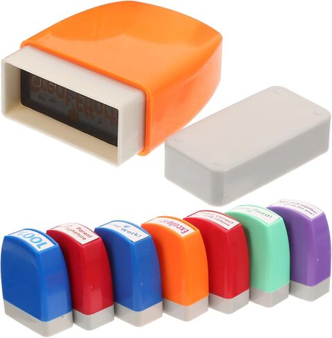 Teacher Supplies Self- Inking Stamp Set 8pcs Motivation Encourage Stamp Classroom Homework Grading Stamp Reward Stamp Birthday Party Favors Returns in Saudi Arabia