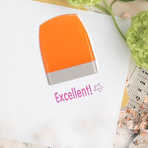 Teacher Supplies Self- Inking Stamp Set 8pcs Motivation Encourage Stamp Classroom Homework Grading Stamp Reward Stamp Birthday Party Favors Returns in Saudi Arabia