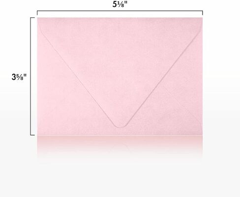 مغلفات دعوة LUXPaper 4Bar A1 كونتور فلاب | 3 5/8 بوصة × 5 1/8 بوصة | كاندي بينك | 80 رطل. نص | 50 الكمية in Saudi Arabia
