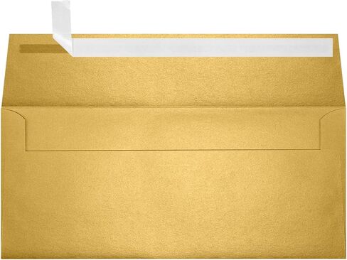 LUXPaper #9 Slimline Invitation Envelopes | Peel & Press | 3 7/8" x 8 7/8" | Chocolate Brown | 80lb. Text | 50 Qty in Kuwait