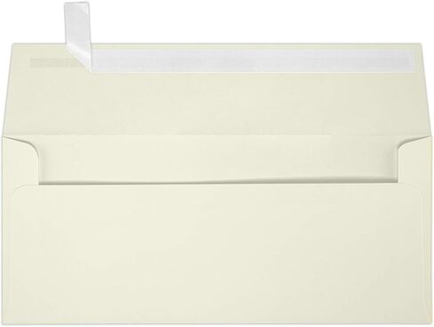 LUXPaper #9 Slimline Invitation Envelopes | Peel & Press | 3 7/8" x 8 7/8" | Chocolate Brown | 80lb. Text | 50 Qty in Kuwait