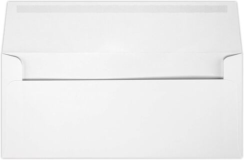 LUXPaper #9 Slimline Invitation Envelopes | Peel & Press | 3 7/8" x 8 7/8" | Chocolate Brown | 80lb. Text | 50 Qty in Kuwait