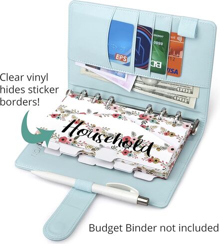 70 ملصق نظام مظاريف نقدية - تستخدم على مظاريف النقدية لوضع الميزانية ، مظاريف النقدية A6 ، محفظة ظرف نقدي مظاريف ميزانية ، ملصقات مخطط الميزانية ، مغلفات المال للنقود | جريء in Kuwait