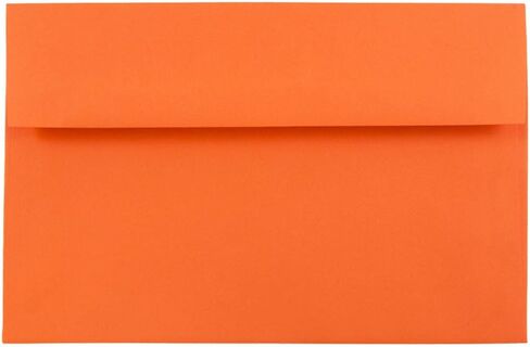 JAM PAPER #10 مظاريف ملونة للأعمال - 4 1/8 × 9 1/2 - برتقالي معاد تدويره - 50/عبوة in Saudi Arabia