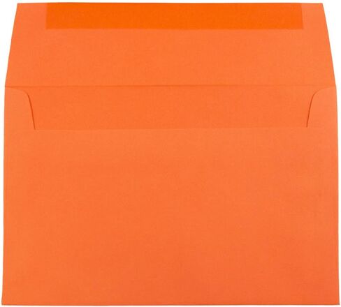 JAM PAPER #10 مظاريف ملونة للأعمال - 4 1/8 × 9 1/2 - برتقالي معاد تدويره - 50/عبوة in Saudi Arabia