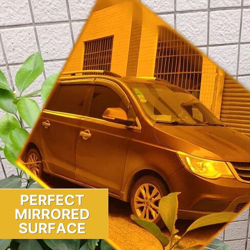 YARRD 6PCS 12x12 Acrylic Mirror Sheet Mirror Cast Acrylic Plexiglass Sheets with Film Masking for Design DIY Adhesive Sheets for Craft in Saudi Arabia
