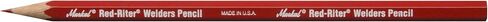 Markal 96100 Red-Riter Welders Pencil for Torch-Resistant Marks During Metal Layout and Fabrication, Red (Pack of 12) Made in USA in Saudi Arabia