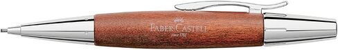 Faber Castell 138382 Emotion Mechanical Pencil, Wood & Chrome, Pear Tree, Brown, 0.06 inches (1.4 mm), Genuine Import in Saudi Arabia