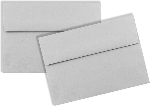 Gray Pastel 100 Boxed A2 (4-3/8 x 5-3/4) Envelopes for 4-1/8 X 5-1/2 Response Enclosure Invitations from The Envelope Gallery in Saudi Arabia