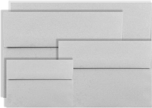 Gray Pastel 100 Boxed A2 (4-3/8 x 5-3/4) Envelopes for 4-1/8 X 5-1/2 Response Enclosure Invitations from The Envelope Gallery in Saudi Arabia