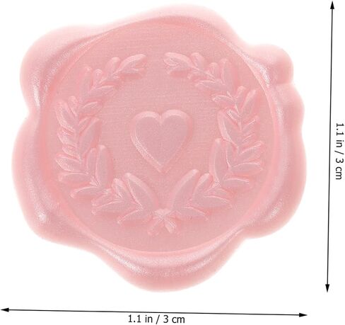 SEWACC 50pcs Sealing Wax Wax Label Sticker Labels Wedding Invitations Sticker Wax Seal Stamp Stickers Lacquer Wax Sealing Sticker Self-Adhesive Stamp Seal Self-Adhesive Seal Wedding Cards in Saudi Arabia
