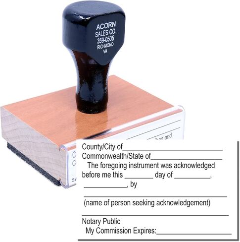Arkansas Notary Stamp Kit with MaxLight Pre-Inked Stamps, Press and Print, Includes Book, Stamp and Ack Stamp, Notary Supplies Arkansas in Kuwait