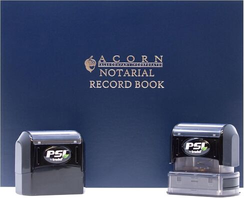Arkansas Notary Stamp Kit with MaxLight Pre-Inked Stamps, Press and Print, Includes Book, Stamp and Ack Stamp, Notary Supplies Arkansas in Kuwait