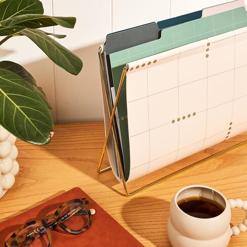 Erin Condren Designer Desk Accessories - Set of 6 Focused File Folders. Premium, Heavyweight Paper Stock File Folders for Streamlined Focused Organization in Saudi Arabia