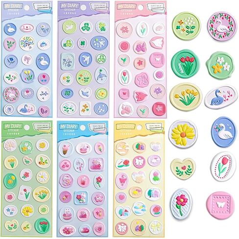 BetterJonny Premium Wax Seal Stickers - 108 Elegant Envelope Seals, Dazzling Design and Colors, Perfect for Envelopes and Invitations, Leave an Everlasting Impression in Saudi Arabia