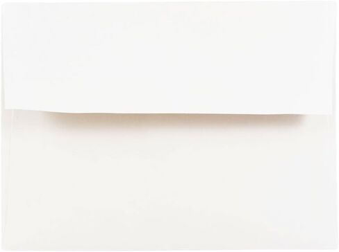 JAM PAPER 6 x 8 Booklet Foil Lined Invitation Envelopes - White with Gold Foil - 50/Pack in Kuwait